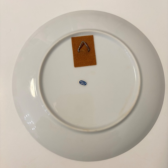 Artmark 1987 Porcelain 7.5” Collectible Orange Cat Plate Hanging Wall Decor - Picture 2 of 3